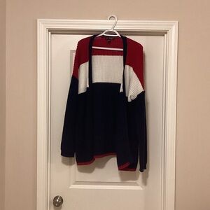 Say What? Red, White & Blue Knit Sweater